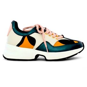 Kat Maconie Jaime Trainers in dragonfly/pearl; size 8. Like New!